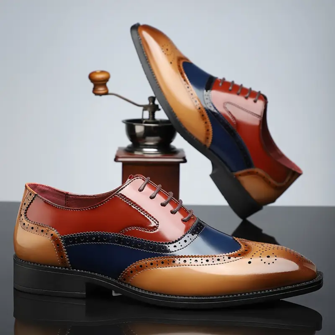 Vittorio | Zapatos brogue vintage con puntera de ala