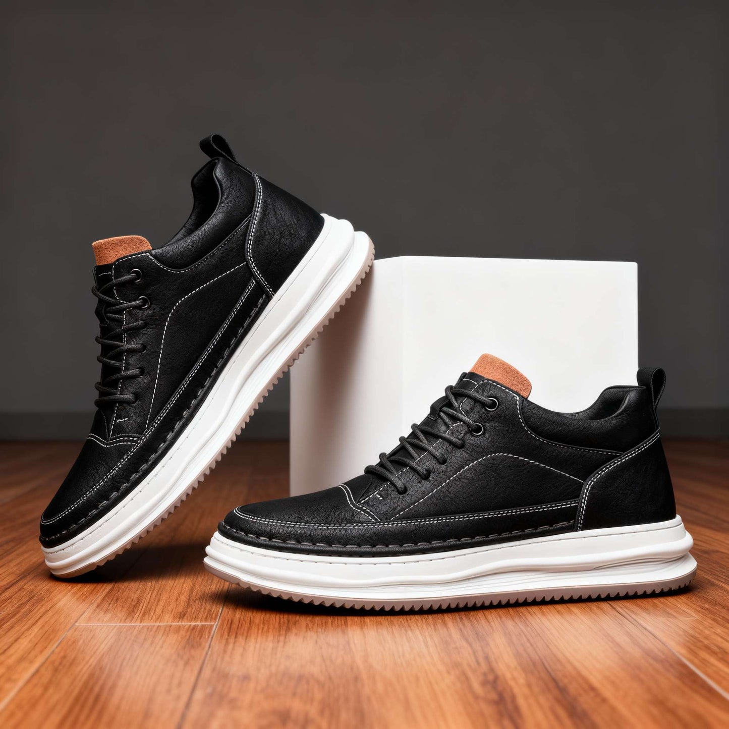 Bruno | Zapatillas de cuero sintético