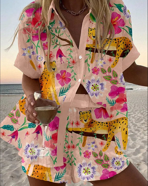 Florelia | Conjunto veraniego floral y salvaje en tonos suaves y vibrantes