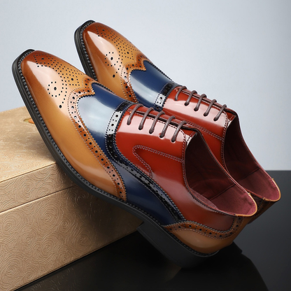Vittorio | Zapatos brogue vintage con puntera de ala