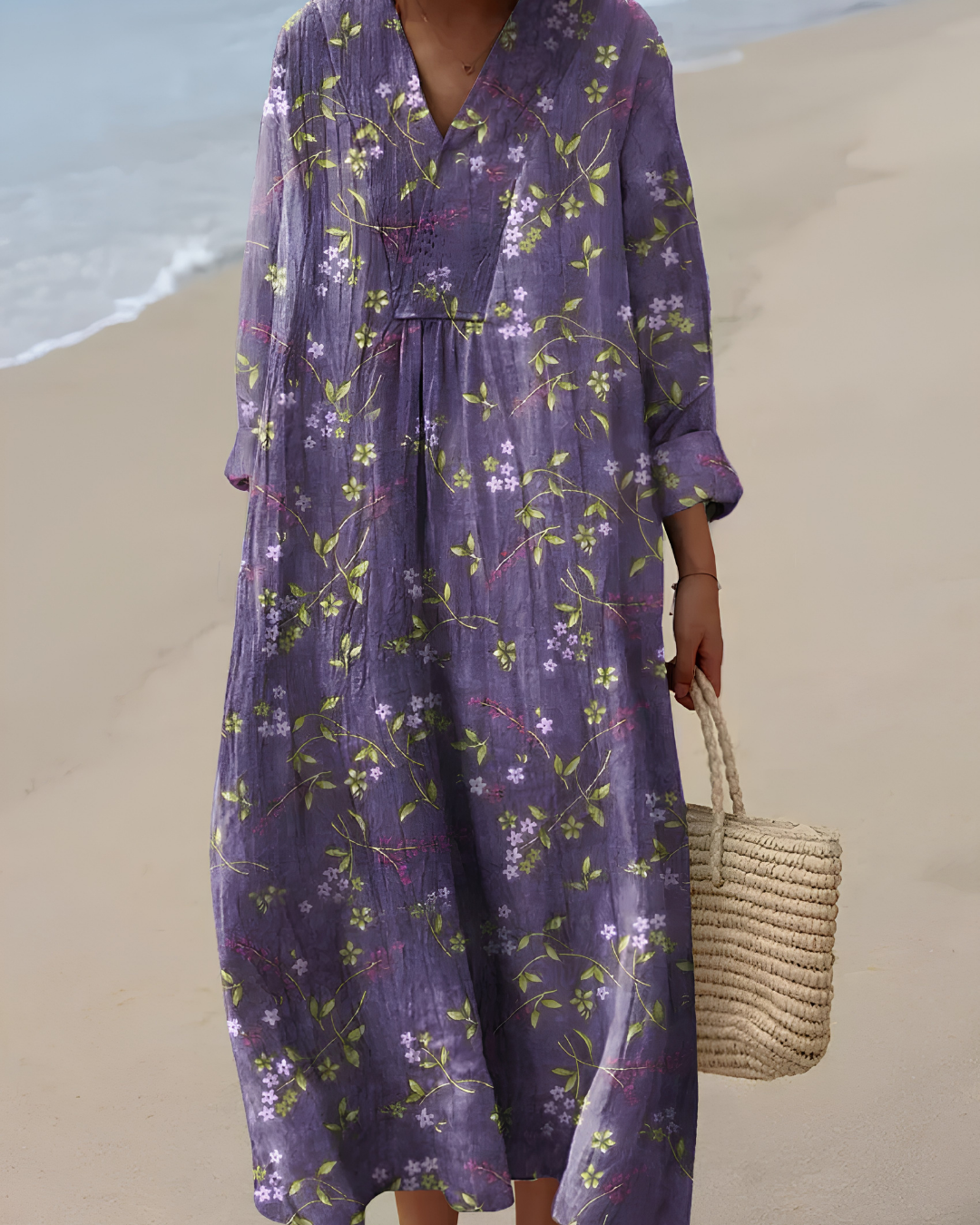 Lila | Vestido con estampado floral delicado