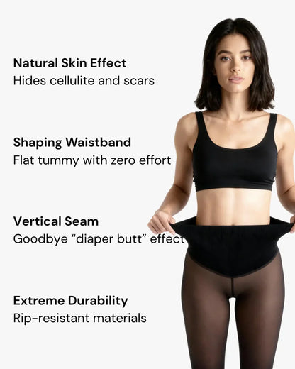 Leggings térmicos moldeadores y alisadores