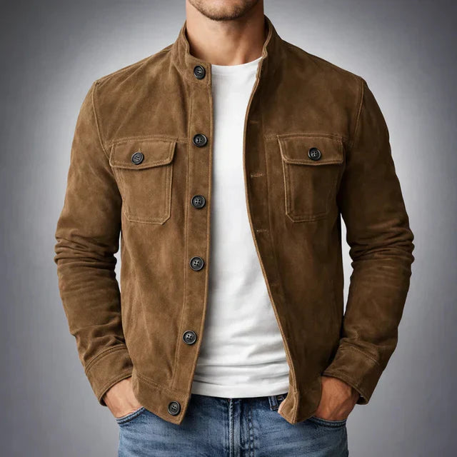 Marco | Chaqueta de Ante Clásica