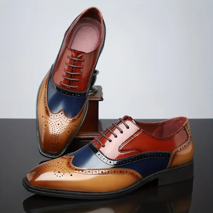 Vittorio | Zapatos brogue vintage con puntera de ala