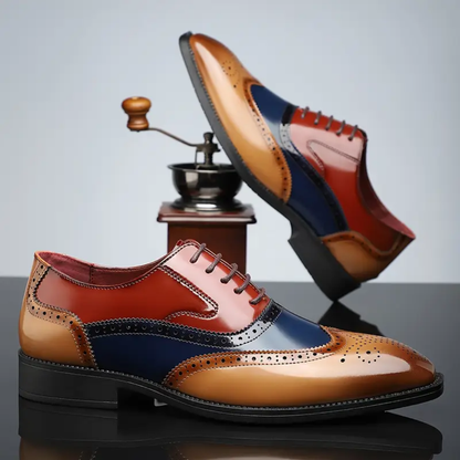Vittorio | Zapatos brogue vintage con puntera de ala