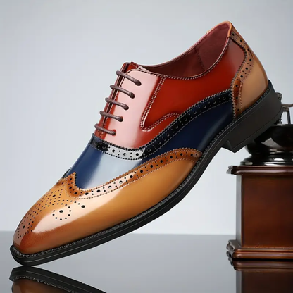 Vittorio | Zapatos brogue vintage con puntera de ala