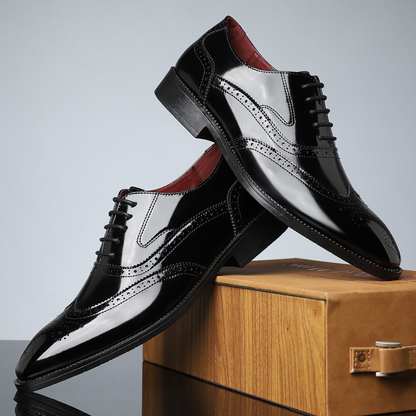 Vittorio | Zapatos brogue vintage con puntera de ala