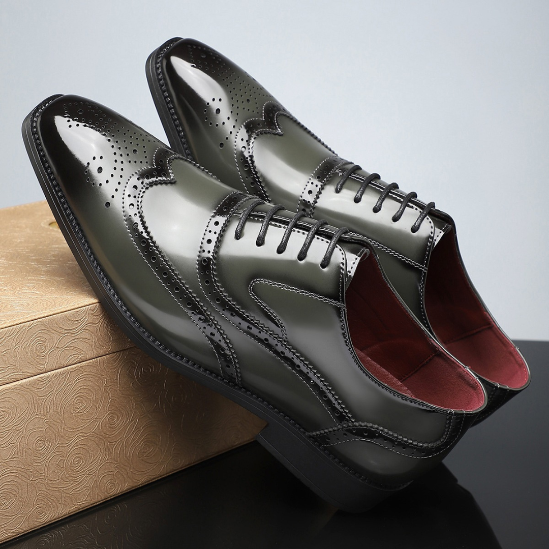 Vittorio | Zapatos brogue vintage con puntera de ala