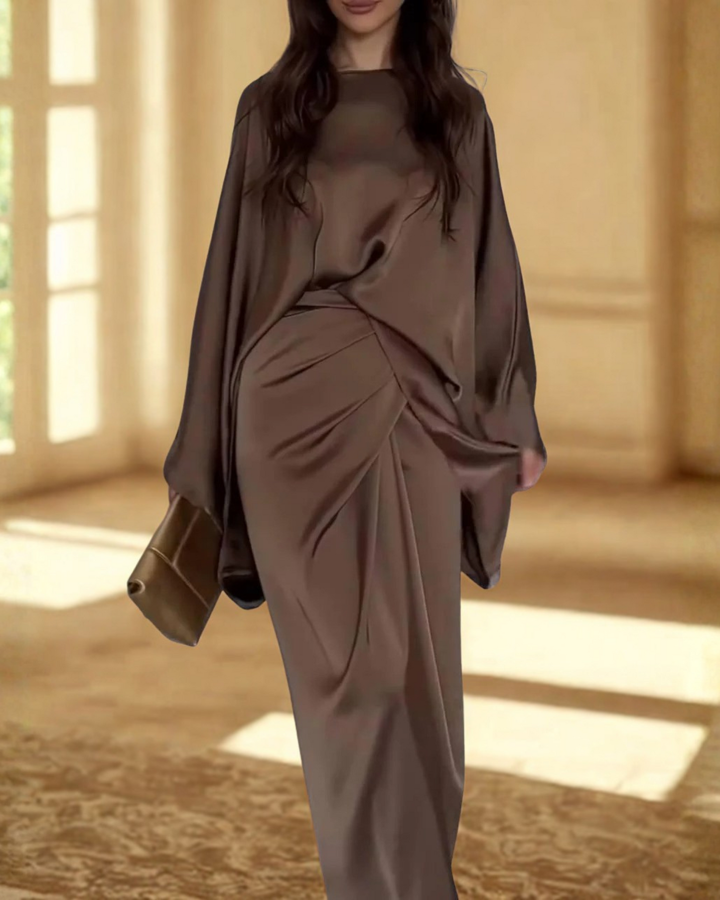 Mirella | Conjunto elegante drapeado