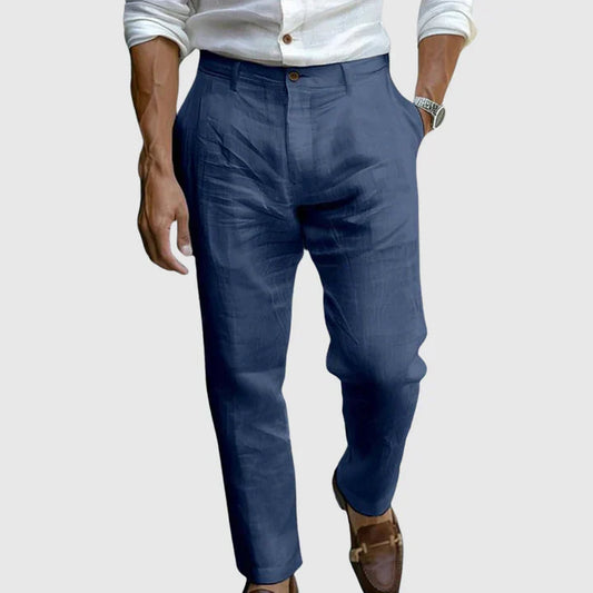 Daniel | Pantalón de lino premium de corte moderno