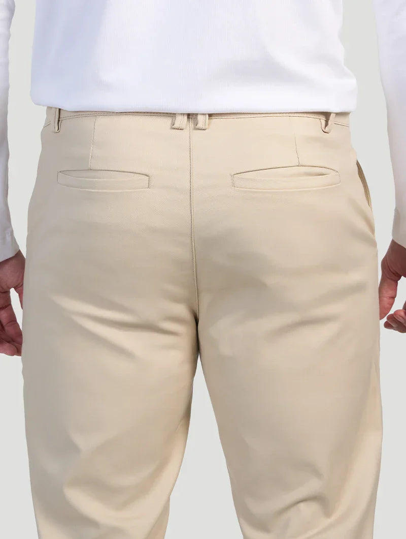 Javier | Astino Stretch Pants - Beige