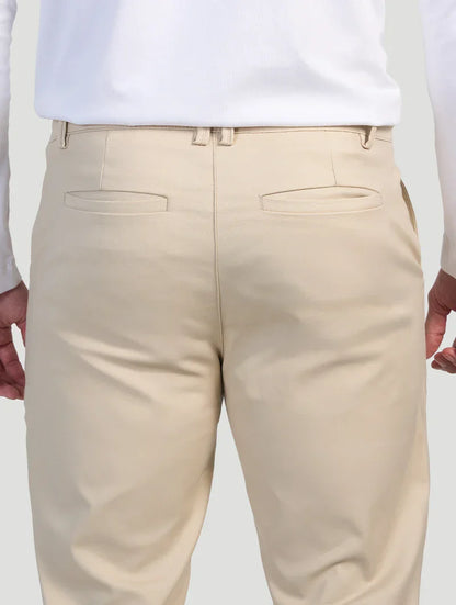 Javier | Astino Stretch Pants - Beige
