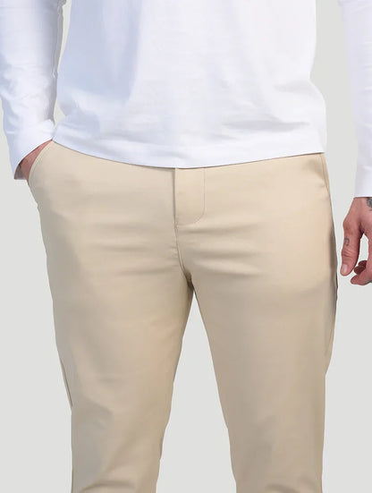 Javier | Astino Stretch Pants - Beige