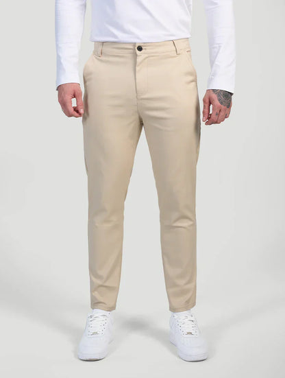 Javier | Astino Stretch Pants - Beige