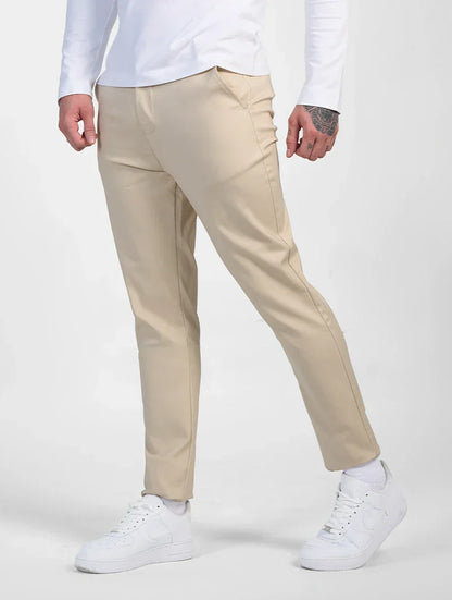 Javier | Astino Stretch Pants - Beige