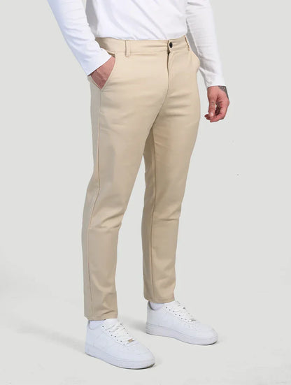 Javier | Astino Stretch Pants - Beige