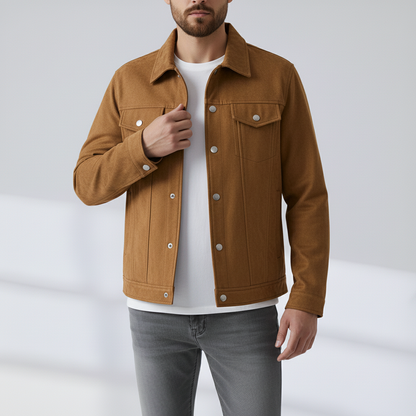 Noah | Chaqueta Trucker de Ante