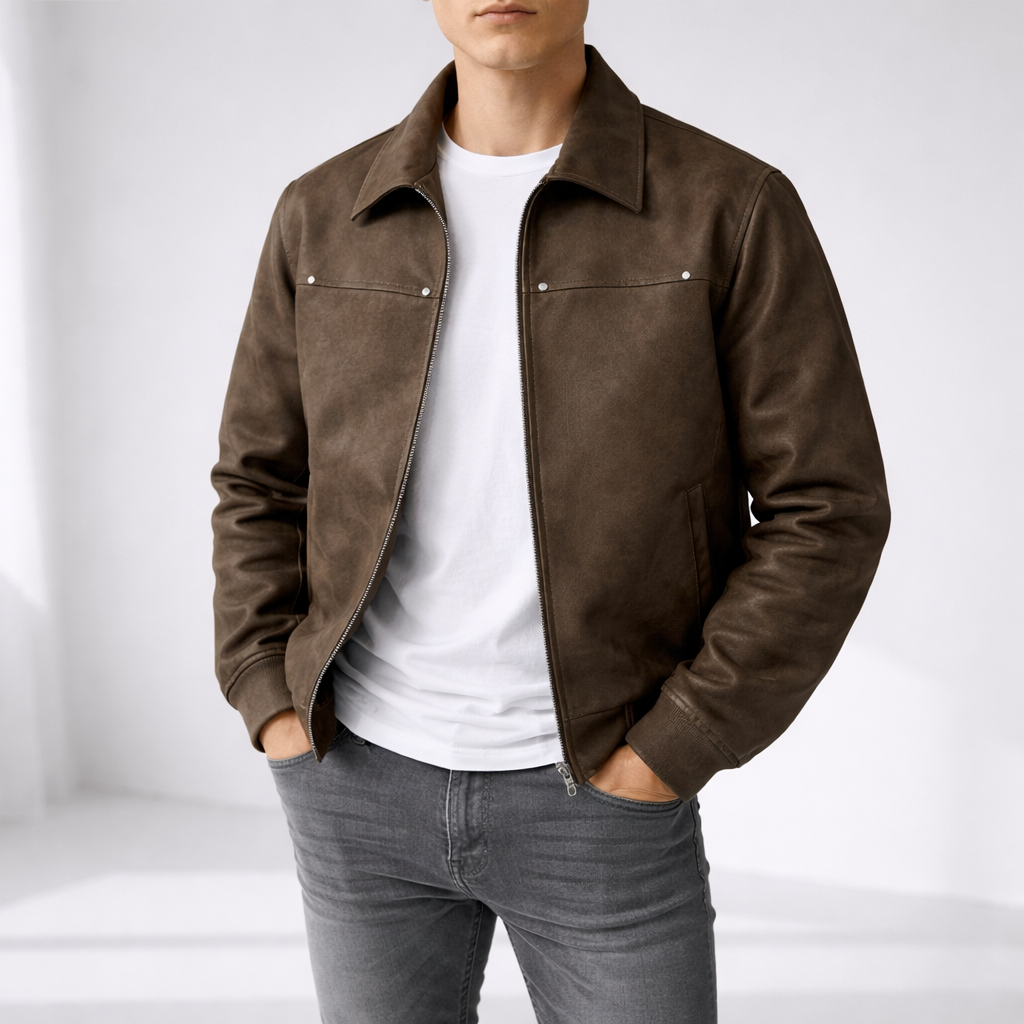 Ricardo | Cazadora Bomber de Piel