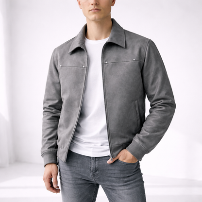 Ricardo | Cazadora Bomber de Piel