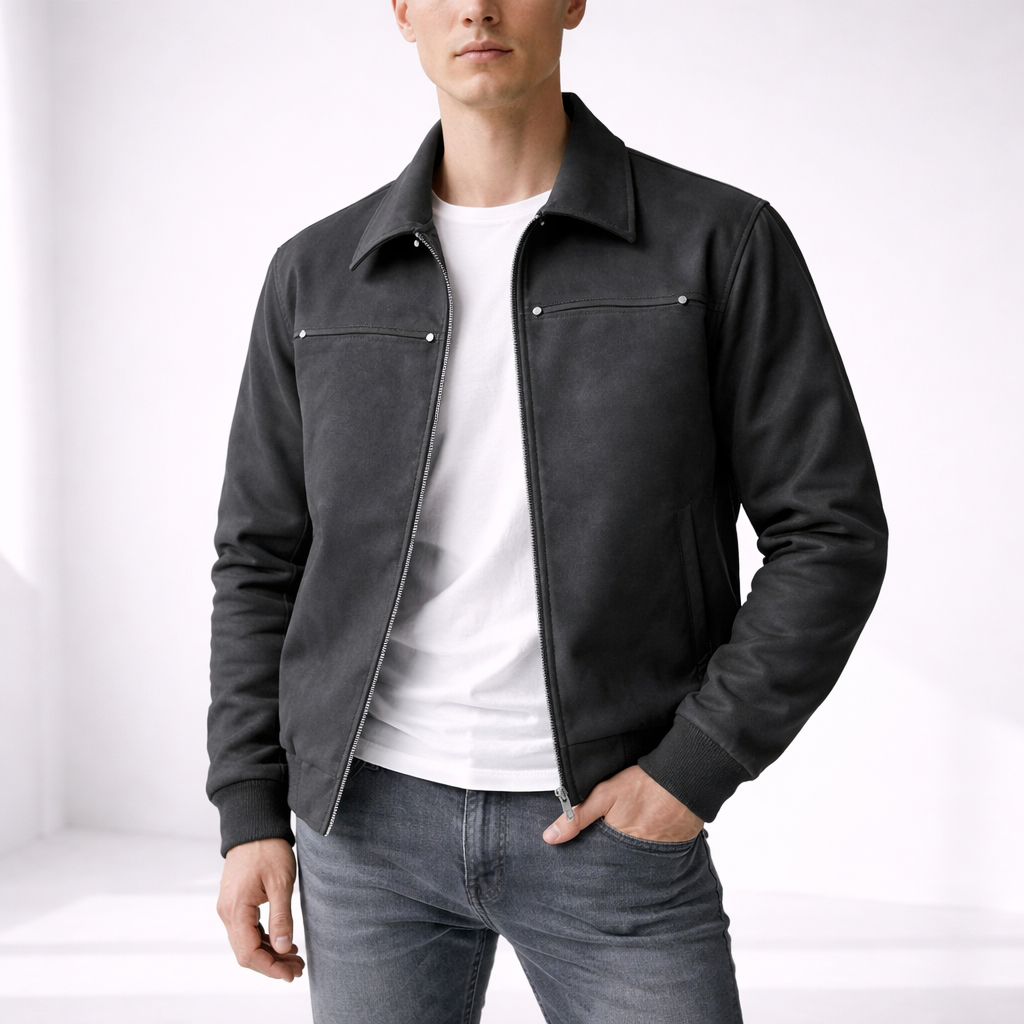 Ricardo | Cazadora Bomber de Piel
