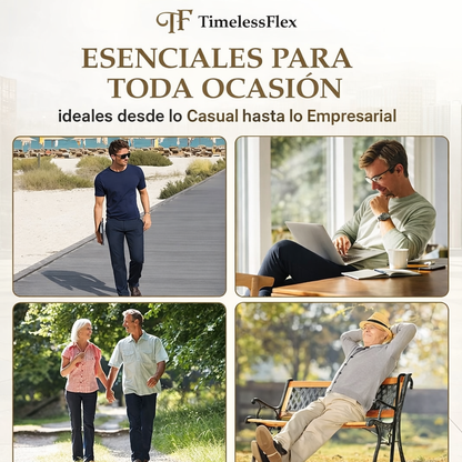 Vincenzo | Pantalones clásicos con elasticidad