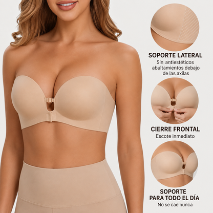 Sujetador Push-Up Invisible Y Antideslizante