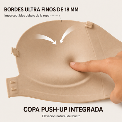Sujetador Push-Up Invisible Y Antideslizante