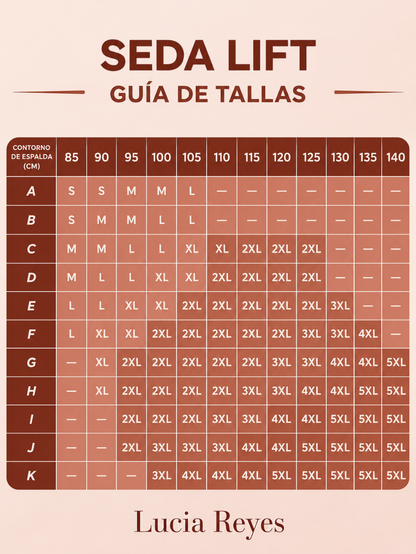 Sujetador SedaLift | Sujeción sin aros, postura erguida