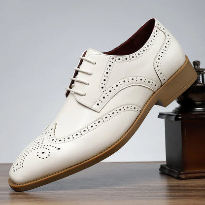 Vittorio | Zapatos brogue vintage con puntera de ala