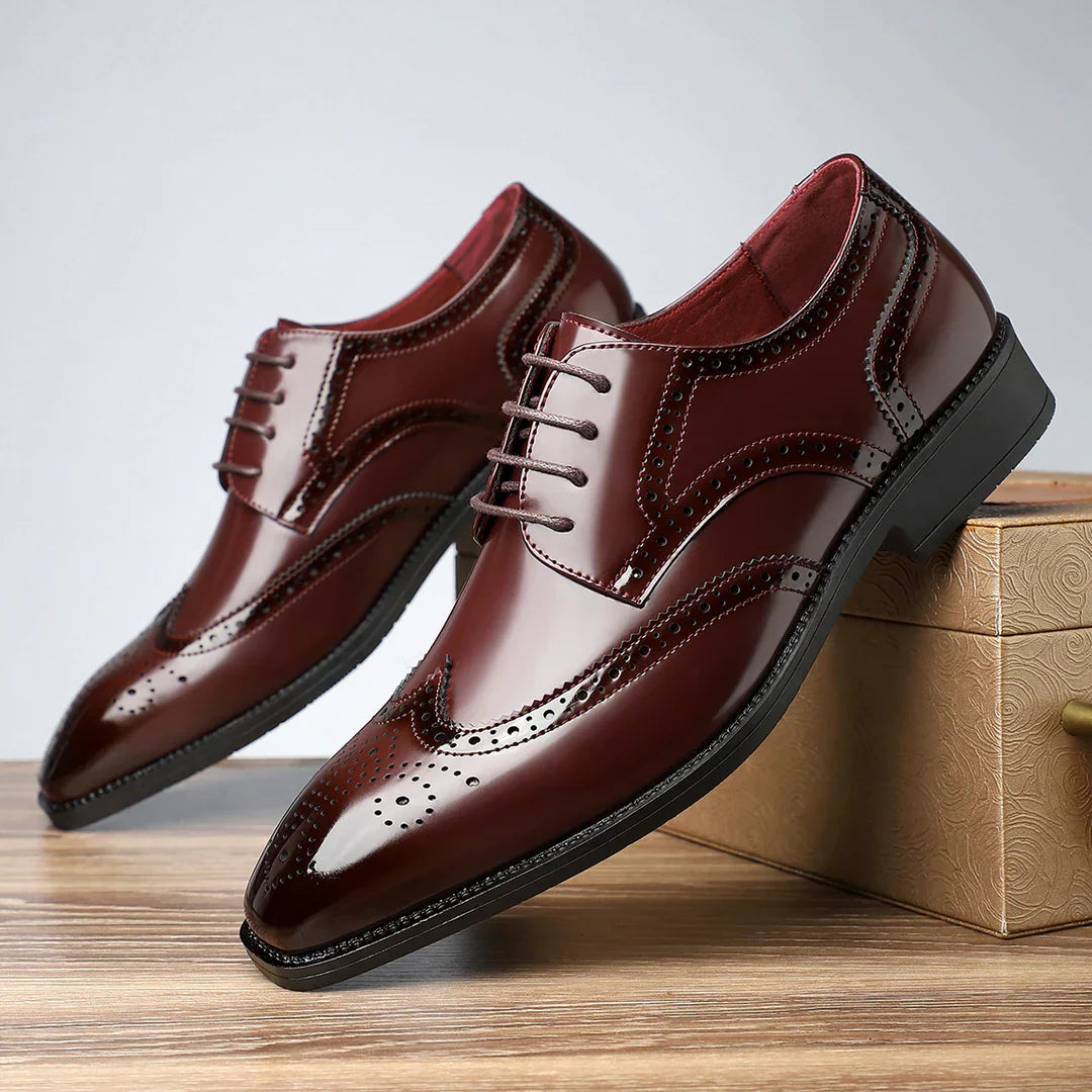 Vittorio | Zapatos brogue vintage con puntera de ala