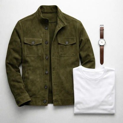Marco | Chaqueta de Ante Clásica