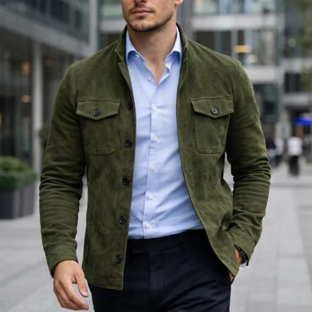 Marco | Chaqueta de Ante Clásica