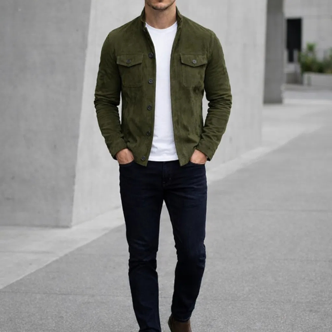 Marco | Chaqueta de Ante Clásica