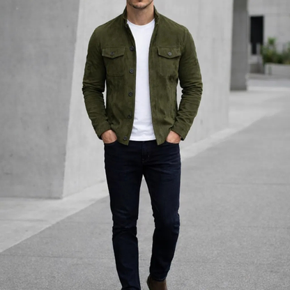 Marco | Chaqueta de Ante Clásica