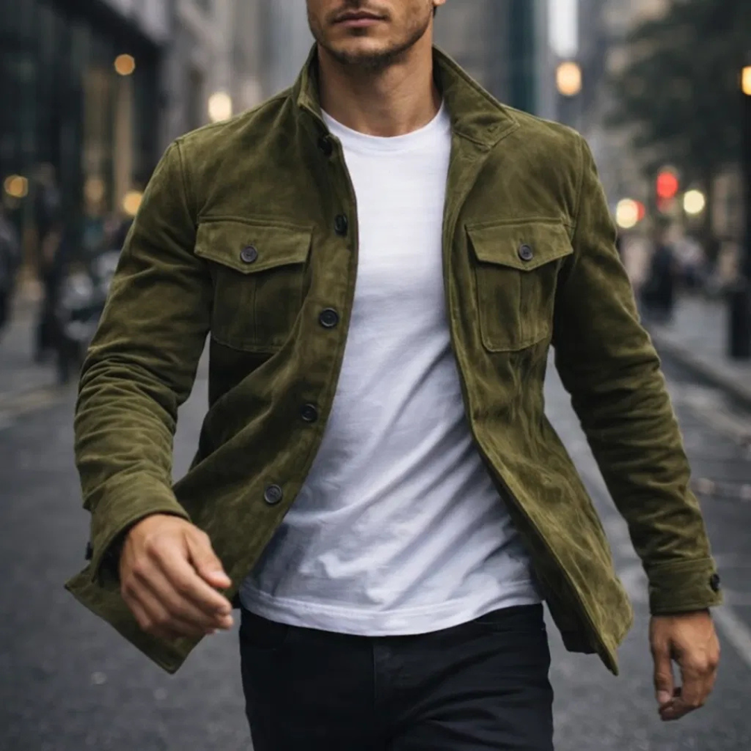 Marco | Chaqueta de Ante Clásica