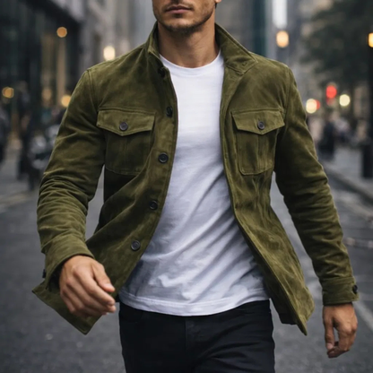 Marco | Chaqueta de Ante Clásica
