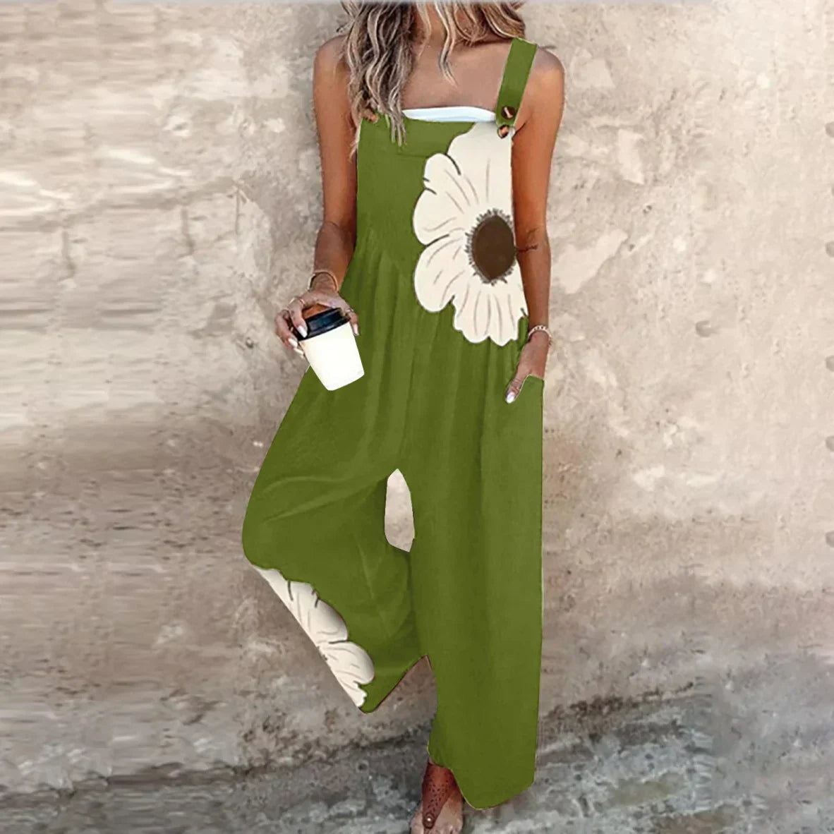 Liana | Mono fluido con estampado floral