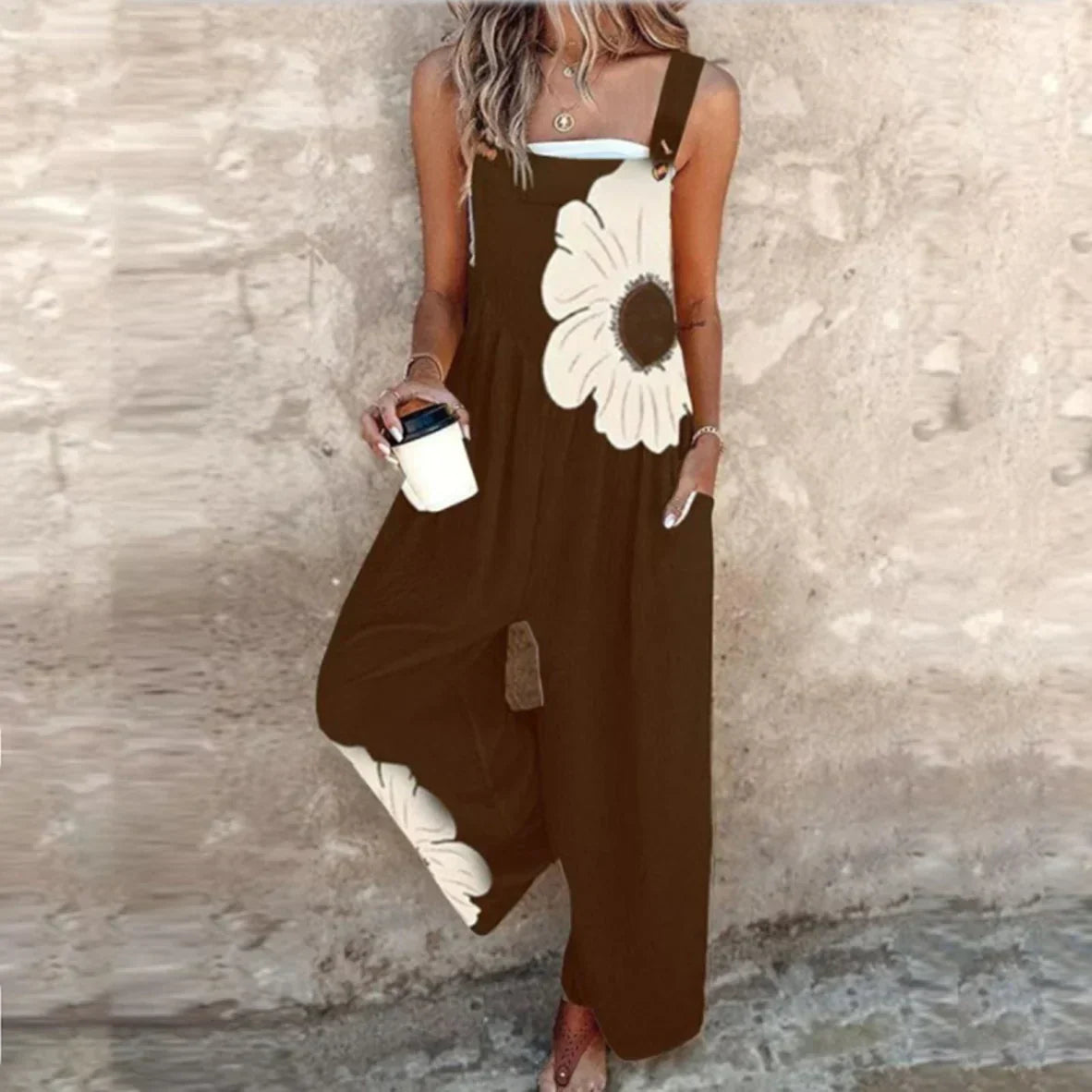 Liana | Mono fluido con estampado floral