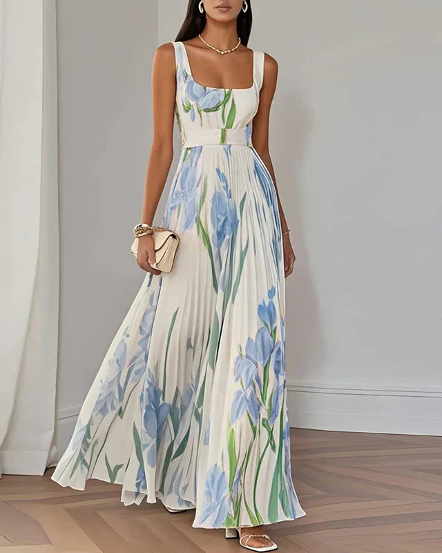 Renata | Vestido maxi floral elegante