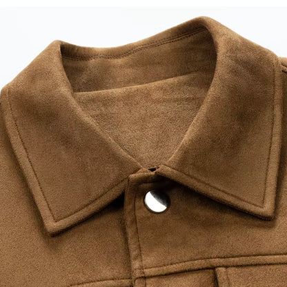 Noah | Chaqueta Trucker de Ante