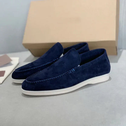 Alessio | Mocasines de ante con suela híbrida