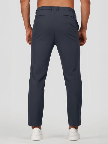 Mateo | Pantalones Rectos Azul Oscuro