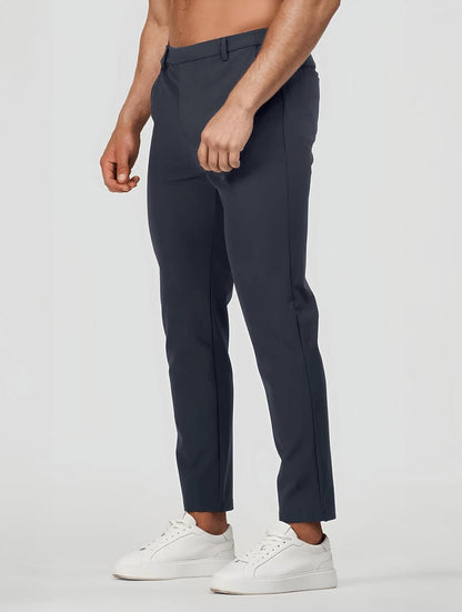 Mateo | Pantalones Rectos Azul Oscuro