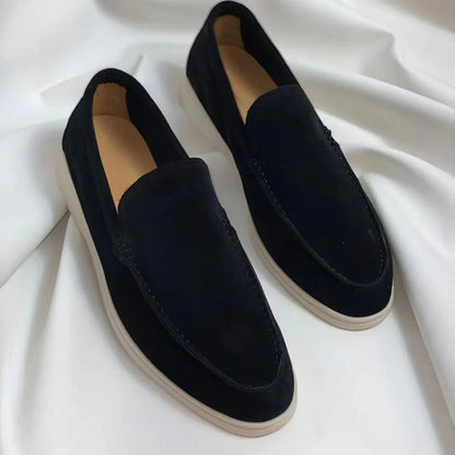 Alessio | Mocasines de ante con suela híbrida