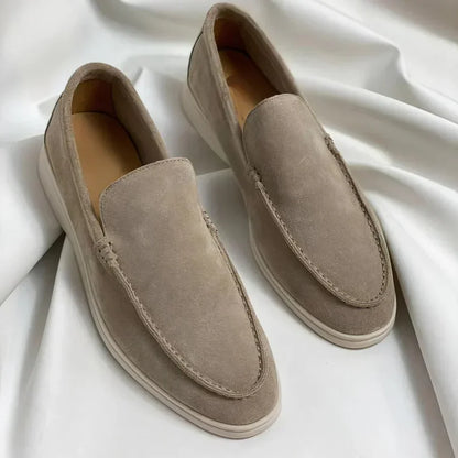 Alessio | Mocasines de ante con suela híbrida