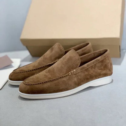 Alessio | Mocasines de ante con suela híbrida