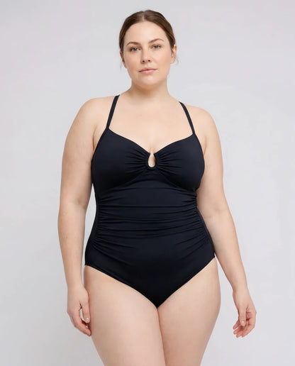 Traje de baño moldeador con anillo en U