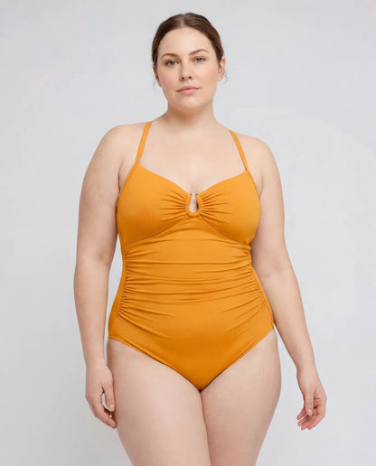 Traje de baño moldeador con anillo en U