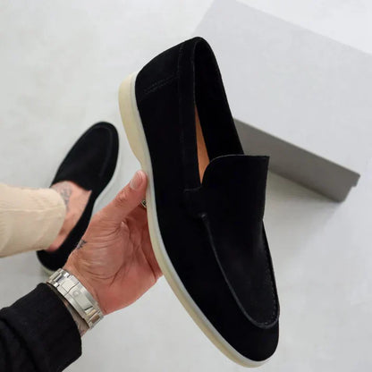 Alessio | Mocasines de ante con suela híbrida