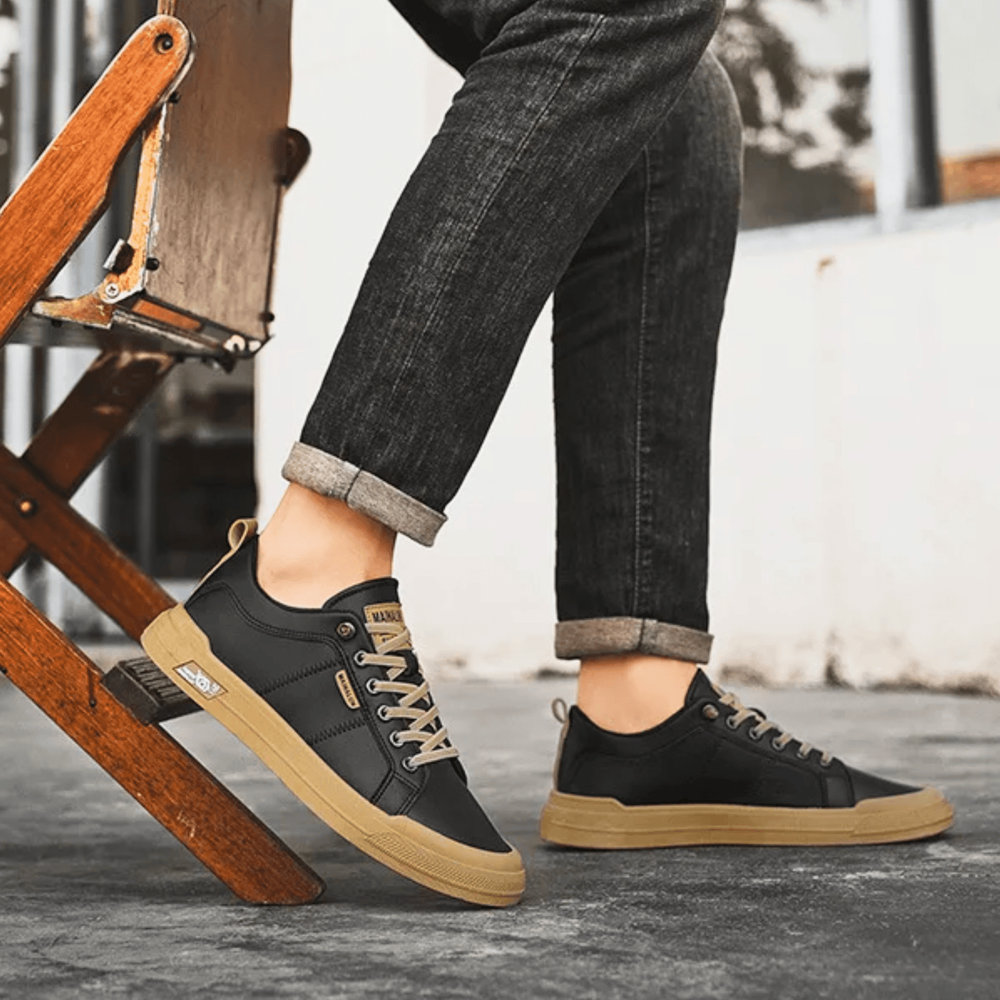Alejandro | Zapatillas de Cuero Clásicas